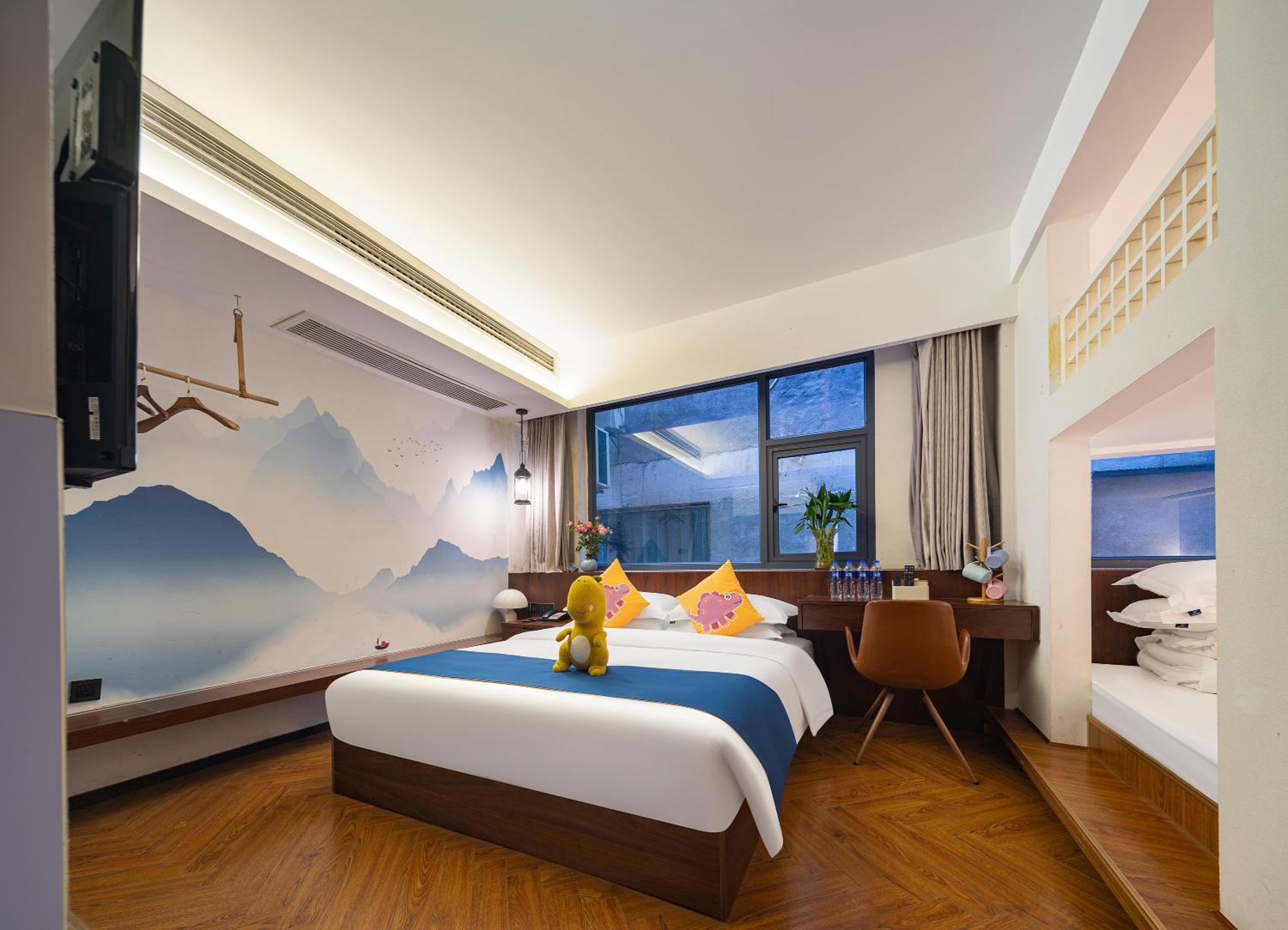 張家界武陵源北岸輕奢客棧 森林公園店 Hotel Trương Gia Giới Ngoại thất bức ảnh