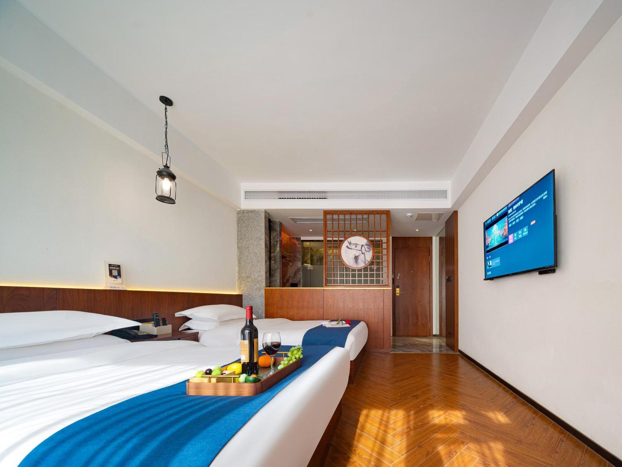 張家界武陵源北岸輕奢客棧 森林公園店 Hotel Trương Gia Giới Ngoại thất bức ảnh