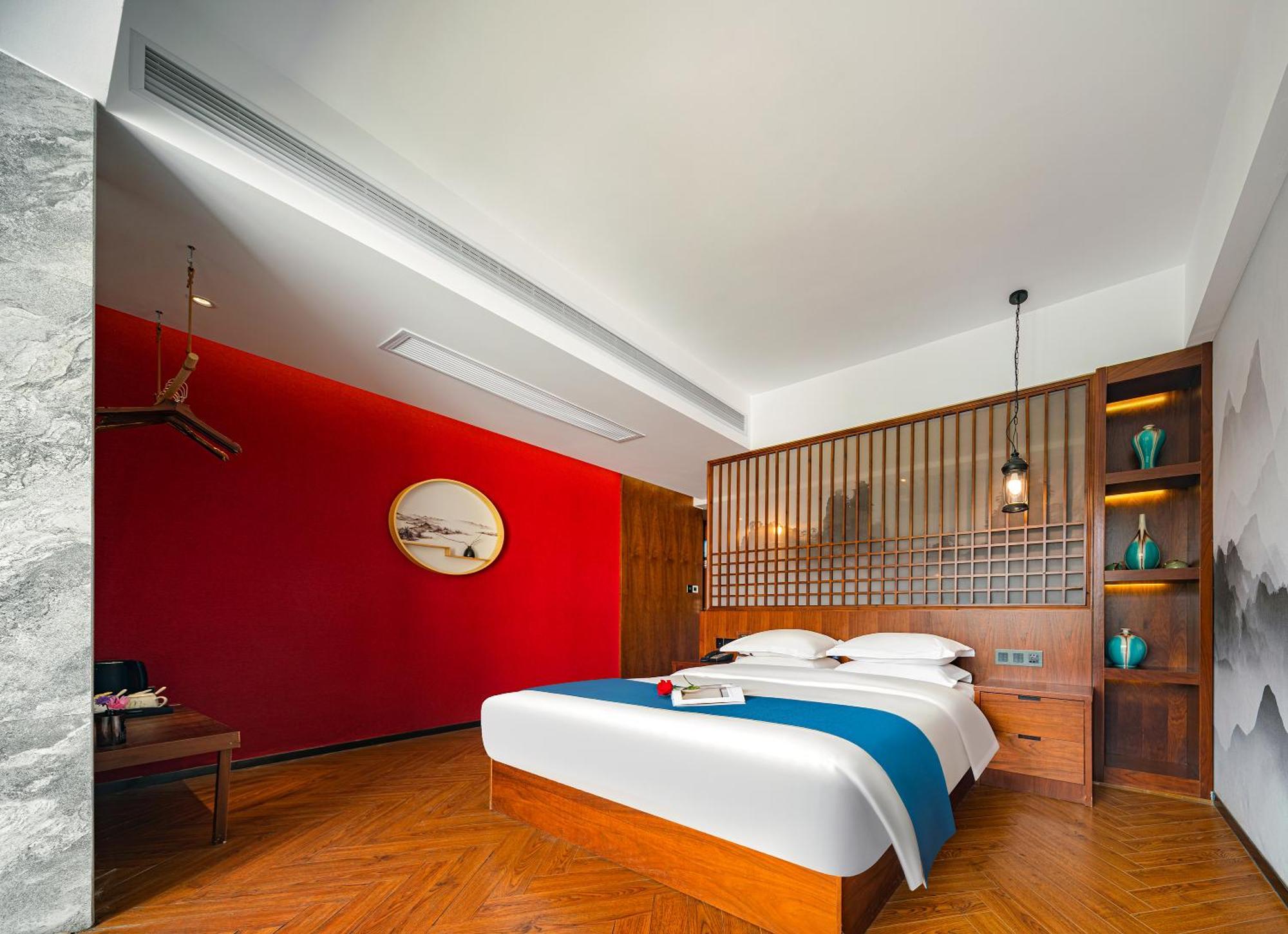 張家界武陵源北岸輕奢客棧 森林公園店 Hotel Trương Gia Giới Ngoại thất bức ảnh