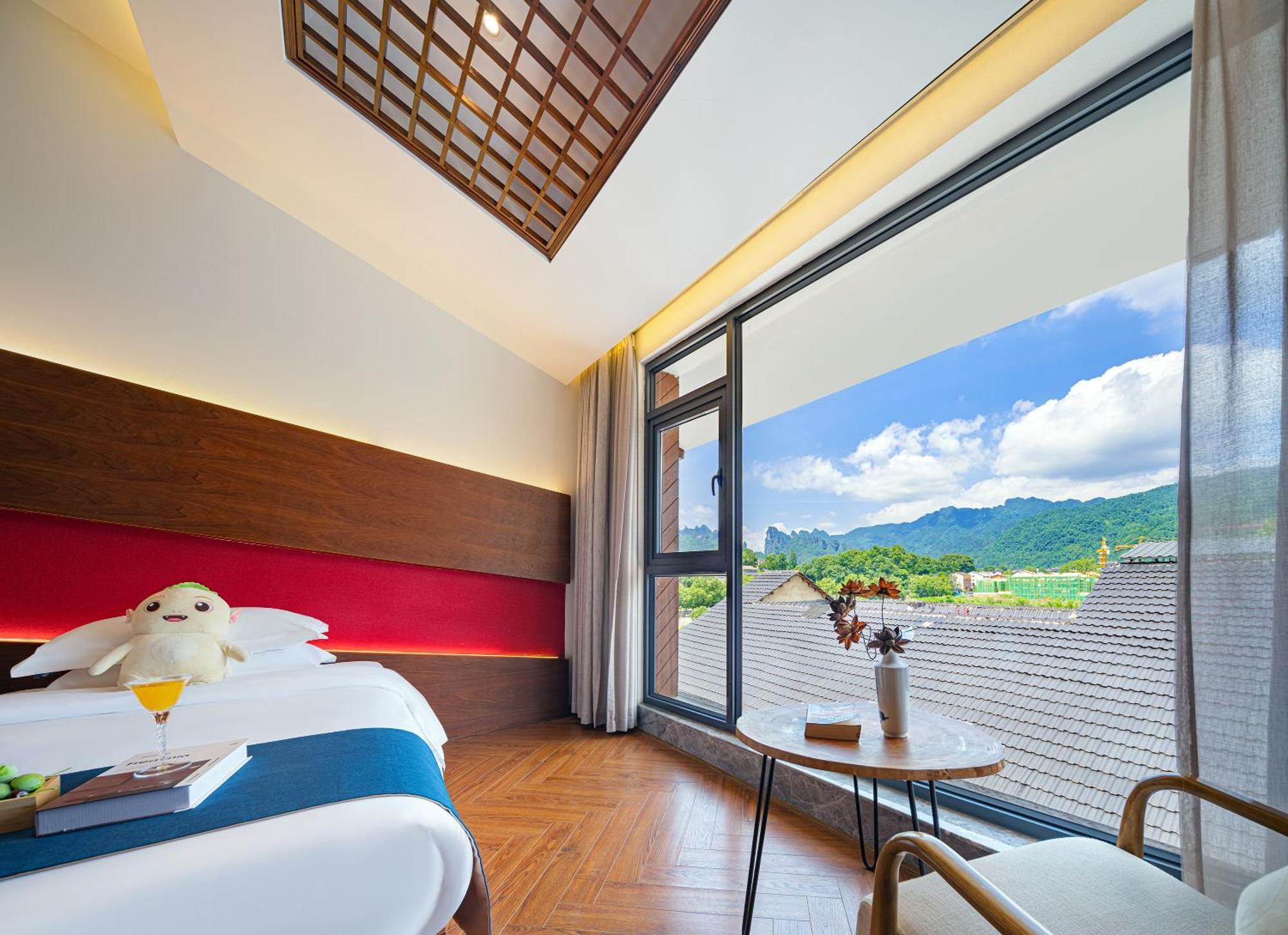 張家界武陵源北岸輕奢客棧 森林公園店 Hotel Trương Gia Giới Ngoại thất bức ảnh