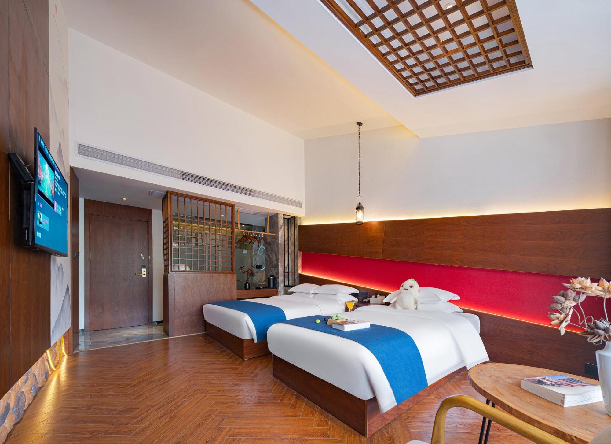 張家界武陵源北岸輕奢客棧 森林公園店 Hotel Trương Gia Giới Ngoại thất bức ảnh