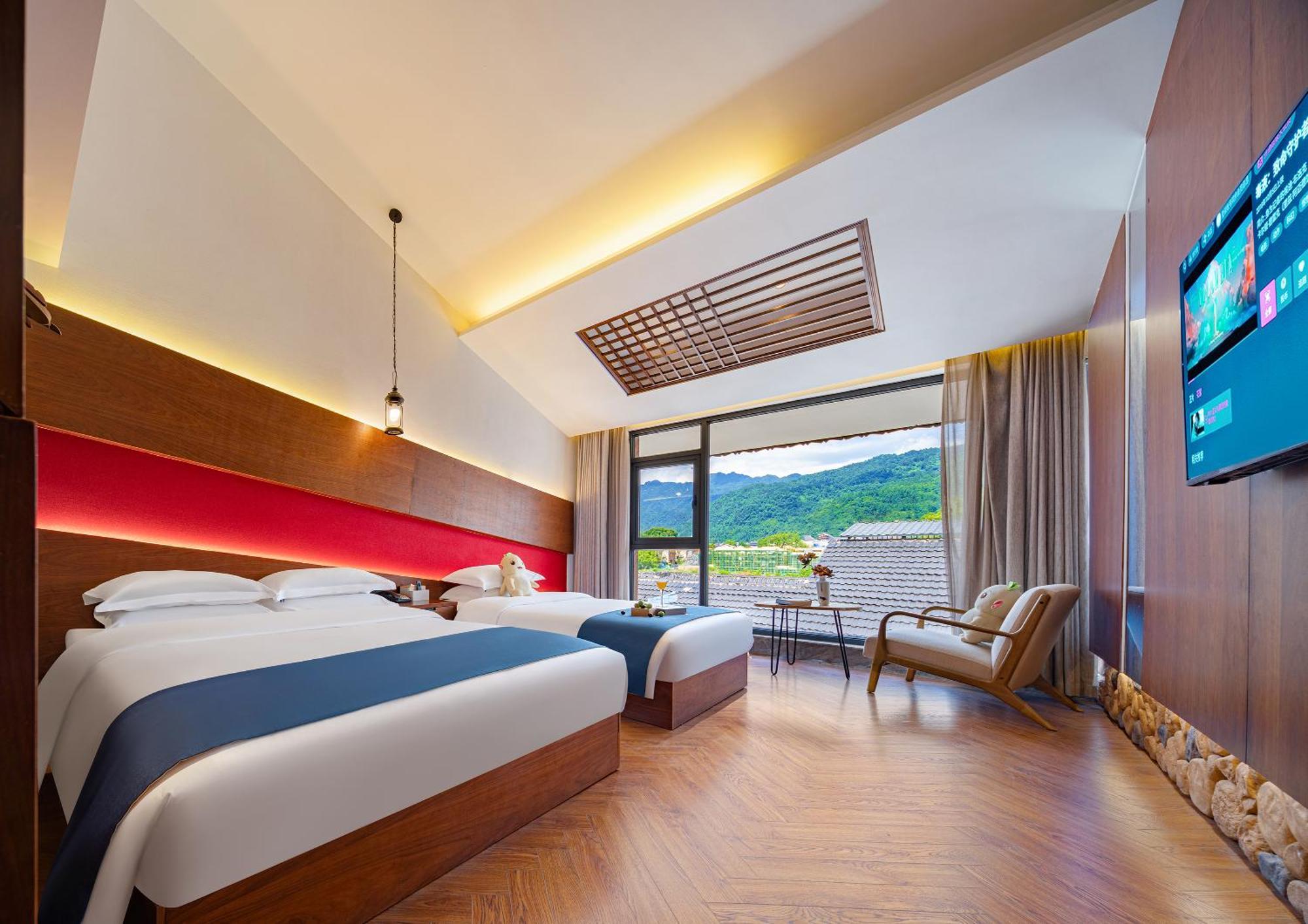 張家界武陵源北岸輕奢客棧 森林公園店 Hotel Trương Gia Giới Ngoại thất bức ảnh
