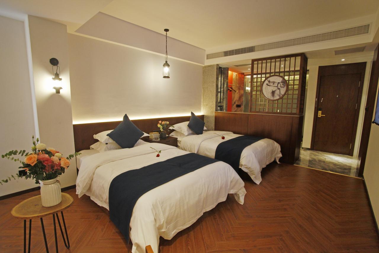 張家界武陵源北岸輕奢客棧 森林公園店 Hotel Trương Gia Giới Ngoại thất bức ảnh