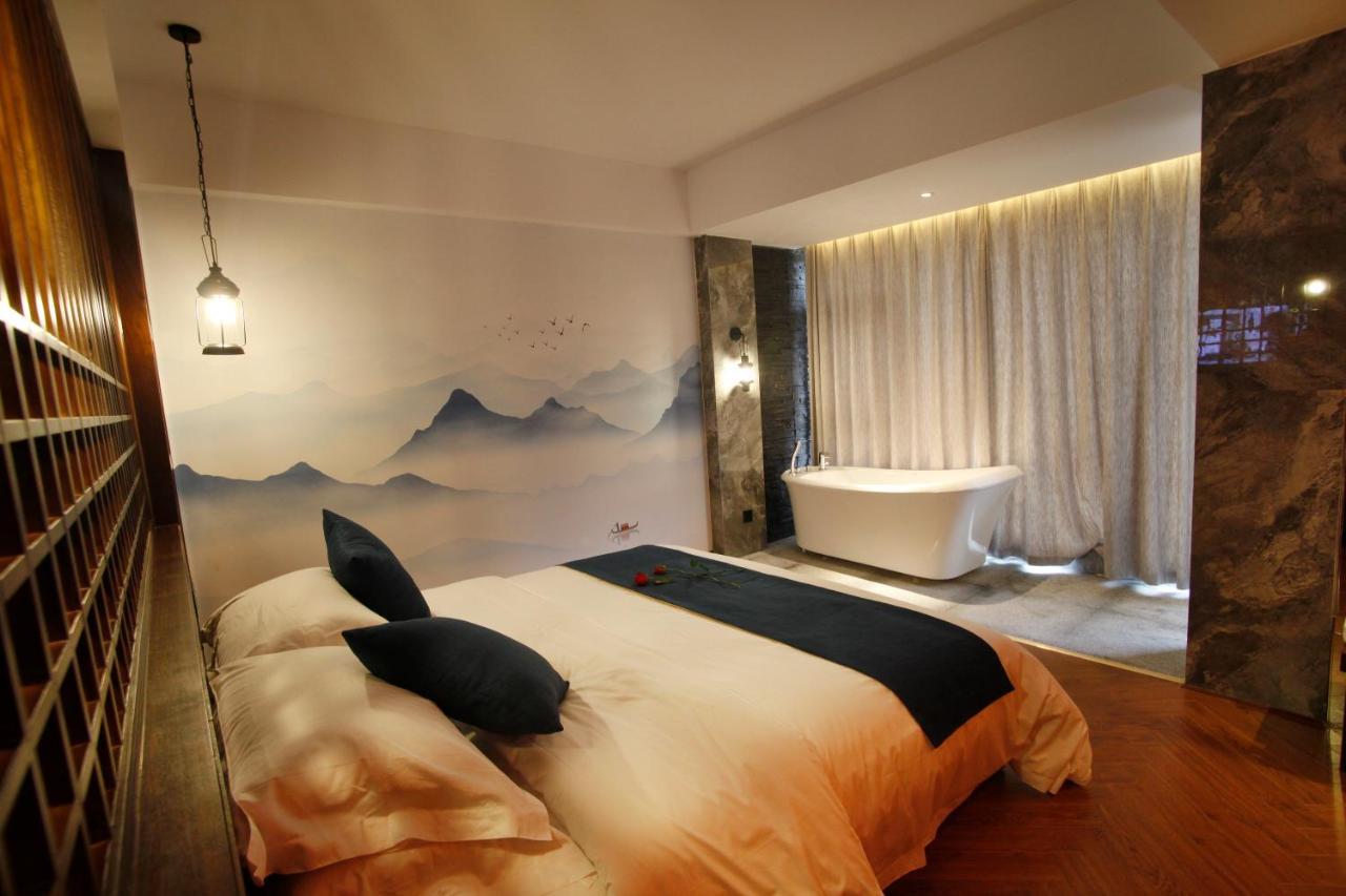 張家界武陵源北岸輕奢客棧 森林公園店 Hotel Trương Gia Giới Ngoại thất bức ảnh